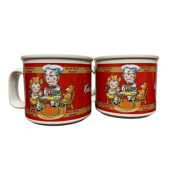 Vintage Campbell's Soup Mugs Houston Harvest (Set Of 2) 1998 - Picture 5 of 6